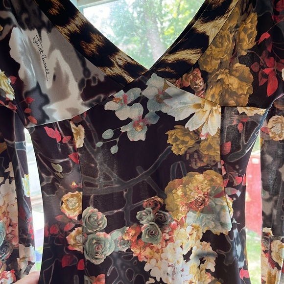 COPY - Just Cavalli Women's Long Sleeved Blouse Black Animal Print Size Small - Picture 12 of 12